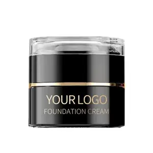Foundation cair pelembab tahan lama, concealer susu matte netral riasan foundation tahan air bebas Logo