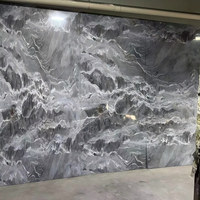 Panneaux muraux en PVC imitation marbre de qualité commerciale, imperméables, pour villa, appartement, sous-sol, salle de bain, cuisine