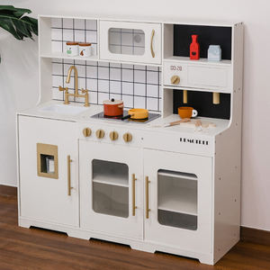 Jouets de cuisine pour enfants outils de Simulation en bois cuisine en bois ensemble enfants grands jouets - Product Image 2