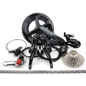 Groupe <span class=keywords><strong>Shimano</strong></span> <span class=keywords><strong>105</strong></span> R7020 <span class=keywords><strong>2x11</strong></span> vitesses pour vélo de route avec levier double commande R7020, étrier de frein R7070 et pédalier R7100 - Product Image 2