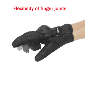 <span class=keywords><strong>MADBIKE</strong></span>-Guantes de Ciclismo de carreras para hombre, piel de oveja de dedo completo, impermeables, para exteriores, para esquí, con pantalla táctil - Product Image 6