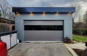 Volet roulant automatique inclinable moderne <span class=keywords><strong>Porte</strong></span> <span class=keywords><strong>de</strong></span> <span class=keywords><strong>garage</strong></span> Sécurité en acier Volet résidentiel Application extérieure ombragée Utilisation à l'extérieur - Product Image 3