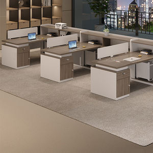 Scrivania in legno moderna commerciale ecocompatibile | Scrivania modulare a forma di L per Computer | Preferito dall'impresa di assemblaggio semplice - Product Image 1