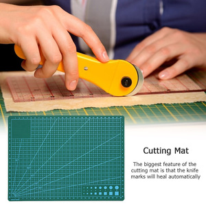 Planche à découper professionnelle longue durée, épaisse, antidérapante, auto-réparatrice, double face, <span class=keywords><strong>tapis</strong></span> <span class=keywords><strong>de</strong></span> <span class=keywords><strong>découpe</strong></span> rotatif - Product Image 6