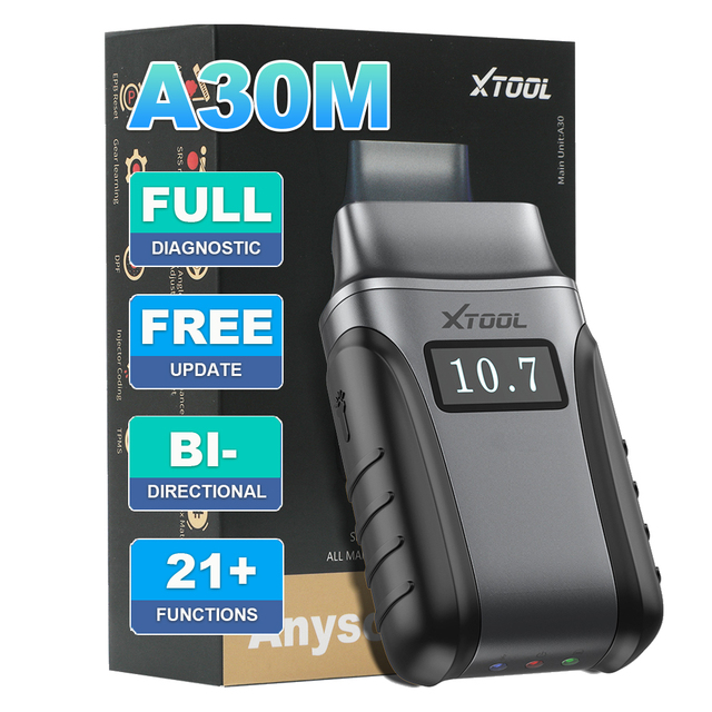 XTOOL Anyscan A30M OBD2 Diagnostic Tools Scanner Bi-directional Control Code Reader Added CAN FD Protocol Free Update