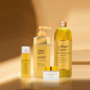 Usine en gros Afrique select Clean Whitening skin Body Milk huile essentielle crème gel douche set - Product Image 3