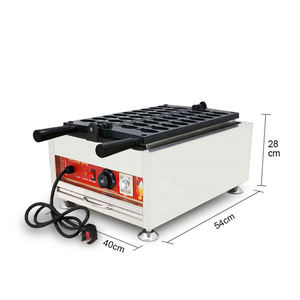 Machine de cuisson professionnelle en forme de poisson, pour faire des gâteaux et des gaufres, belge - Product Image 4