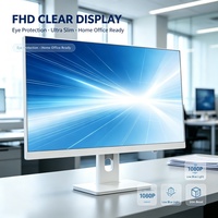 OEM ODM 24 Inch All-in-One Computer HD IPS Scherm Intel Core I7 16GB RAM SSD 512GB WIFI Desktop PC Thuiswerken AIO PC