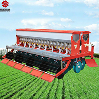Semoir de blé semoir d'engrais tracteur à quatre roues remorquant un semoir de précision pour la luzerne d'orge machines de plantation de riz en montagne