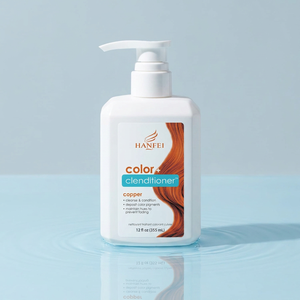 HANFEI Balsamo Colorante Rame 355ml, Balsamo Colorante Semipermanente per <span class=keywords><strong>Capelli</strong></span>, Pulisce, Condiziona, Deposita Pigmenti, Previene lo Sbiadimento dei <span class=keywords><strong>Capelli</strong></span> - Product Image 2