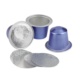 Capsules de café vides en aluminium jetables personnalisées de 15 ml compatibles avec les couvercles en aluminium - Product Image 1
