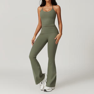 FANCO 2024 baju olahraga, pakaian olahraga Ropa Deportiva Gym, Bra olahraga, Set pakaian Gym kecepatan aktif untuk wanita - Product Image 4