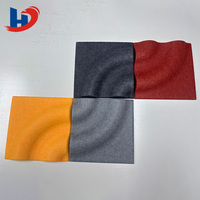 Module de carreaux muraux acoustiques HJ 3D Vortex Wave, couleur personnalisée, ensemble de panneaux décoratifs pour la décoration intérieure de bureaux modernes