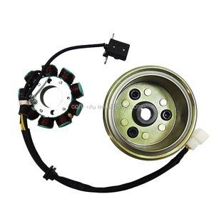 SMASH110 C100 C110 Phụ Tùng Xe Máy <span class=keywords><strong>Magneto</strong></span> 9 Cực <span class=keywords><strong>Stator</strong></span> Cuộn Dây Với Bánh Đà Rotor - Product Image 1