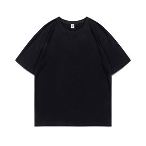 Design Design Custom Logo Summer Short Sleeve Men's <b>T</b>-Shirt Pure Cotton Loose Top in Solid Color for Promotional Use - Product Image 2