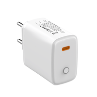 Vente flash - Chargeur rapide PD 25W - Prise EU - Mini USB C - Certifié CE/RoHS - Portable - Universel pour iPhone, Samsung, téléphones Android