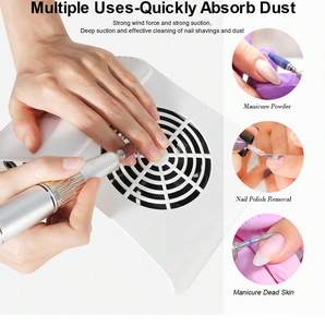 Potente ventilador <span class=keywords><strong>de</strong></span> polvo para <span class=keywords><strong>uñas</strong></span> <span class=keywords><strong>Limpiador</strong></span> <span class=keywords><strong>de</strong></span> <span class=keywords><strong>uñas</strong></span> acrílico Extractor <span class=keywords><strong>de</strong></span> polvo Colector <span class=keywords><strong>de</strong></span> polvo para <span class=keywords><strong>uñas</strong></span> Aspiradora con almohadilla para Reposabrazos <span class=keywords><strong>de</strong></span> manicura - Product Image 3