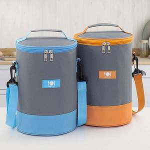 Bolsa de Almuerzo Aislada de Neopreno y Tela Oxford para Estudiantes, Verano 2021, con Cierre de Cremallera, Diseño Portátil para Trabajadores de Oficina - Product Image 2