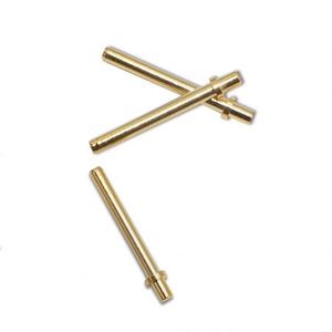 Custom Brass Slotted Ring Dowel Pin Manufacturer CNC Lathe Parts Electroplated Used for Electrical Appliance Connections - Product Image 2