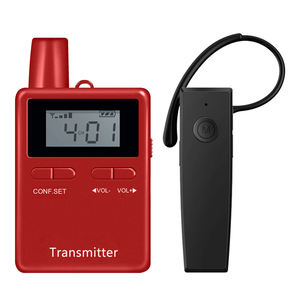 Mini émetteur radio portable numérique de poche 60-108MHZ AM FM pour événement conférence musée Hajj et Omra - Product Image 1