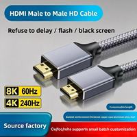 Câble en cuivre pur compatible 8K/4K haute définition pour décodeurs, téléviseurs, ordinateurs, moniteurs, projecteurs