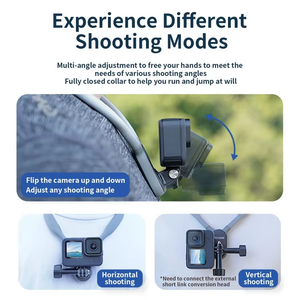 Giá đỡ cổ từ tính hình chữ U giá đỡ cổ máy ảnh thể thao gopro11/9/action4/go3 và giá đỡ cổ điện thoại bằng gậy selfie nam châm - Product Image 6