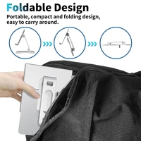 Support de téléphone portable réglable en alliage d'aluminium pour iPad Pro Mini iPhone Xiaomi Huawei Tab