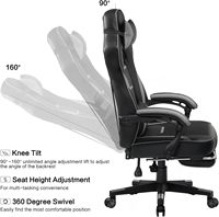 Cadeaux populaires du vendredi noir Silla Gamer Pro noir inclinable Sedia Racing chaises de jeu d'ordinateur Massage trône de jeu pour maître