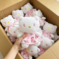 Vente chaude usine : Adorables jouets en peluche chat Sanrio de 8 pouces, animaux en peluche pour décoration de chambre et prix de machine à griffes d'arcade