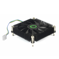 GAMEMAX-Penjualan Baru Tipis Kipas CPU Radiator Pendingin HTPC Mini 12V Chassis Senyap PC Kontrol Suhu Casing Komputer Penyerap Panas