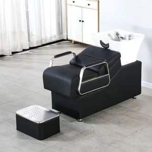 Head Spa Machine Peluquería moderna Peluquería Muebles Salón Lavabo Silla Champú Tazón y silla - Product Image 4