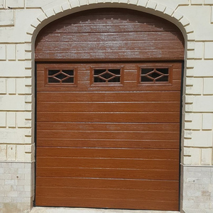 Vente en gros <span class=keywords><strong>de</strong></span> <span class=keywords><strong>porte</strong></span> <span class=keywords><strong>de</strong></span> <span class=keywords><strong>garage</strong></span> automatique monobloc en acier conception latérale 9x9 moderne isolation thermique finie pour les villas à bas prix - Product Image 2