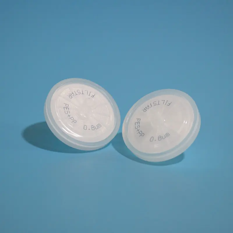 Suporte de filtro de seringa para substituição, filtro de fibra de vidro dupla para laboratório pp 0.22um 0.45 micron