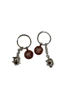 Custom Logo Die Casting Metal Animal Keychain Zinc Alloy Souvenir Keychain With Carabiner For Promotions