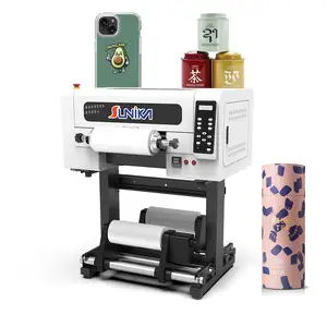 Sunika Crystal Inkjet Label Printer Original Printhead Anti-Scratch Negative Pressure System Low-Priced Dtf Uv Sticker Printer