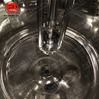 Machine à réservoir de mélange d'émulsion de peinture automatique de réacteur d'acier inoxydable avec la pompe d'émulsification pour le mélange de boisson d'énergie de poudre