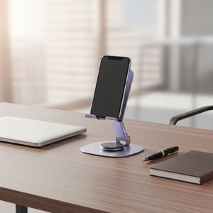 Support de téléphone portable en métal rotatif à 360° personnalisable avec logo CH003, pour téléphones portables et tablettes, cadeaux promotionnels d'entreprise - Product Image 3