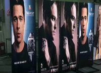 Totem Vertical d'Intérieur Android Écran d'Affiche Publicitaire Affichage Vidéo Affichage Numérique Debout Libre Écran d'Affiche Électronique Led