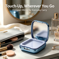 Boîte à maquillage avec miroir, étui pour crème solaire, blush, fond de teint liquide, coussin d'air, poudre libre, emballage magnétique personnalisé