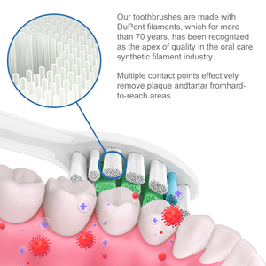Sb 17A Eb-25P sonic écologique automatique Sonic 4 Pack remplacement modifiable <span class=keywords><strong>brosse</strong></span> à dents électrique têtes de <span class=keywords><strong>brosse</strong></span> à dents fabricant - Product Image 4