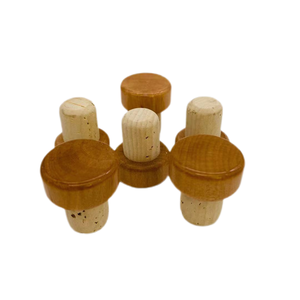 Tapón de madera para botella de <span class=keywords><strong>vino</strong></span>, práctico tapón de corcho para <span class=keywords><strong>vino</strong></span> <span class=keywords><strong>tinto</strong></span> - Product Image 4