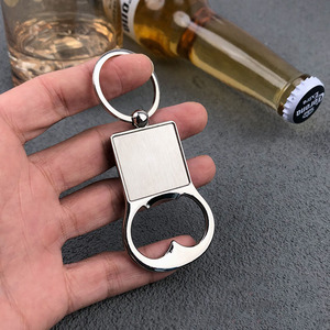 Hình dạng tùy chỉnh Hợp kim kẽm mở chai keychain sáng tạo khuyến mại Quà Tặng cá nhân ủng hộ đám cưới kim loại vòng chìa khóa - Product Image 3