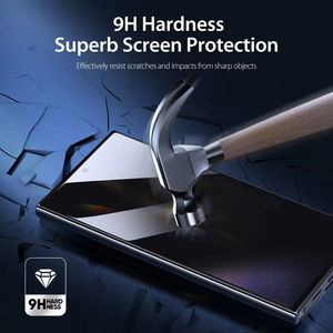 Protection d'écran en verre trempé anti-espionnage à couverture intégrale 9H personnalisée en usine pour Samsung Galaxy S24 S25 S26 Ultra - Product Image 3