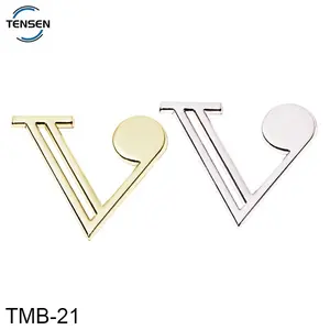Custom garment sewing button designs gold color coat accessory metal name holes buttons for shirt