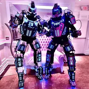 Envío Gratis Disfraz <span class=keywords><strong>de</strong></span> <span class=keywords><strong>Robot</strong></span> Zancudo Gigante con Leds y Batería Recargable Luminoso - Product Image 1