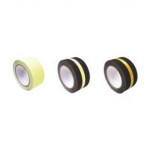 Cinta Adhesiva Antideslizante TTAKE para Iluminación Todoterreno en Áreas Oscuras, Banda Luminiscente Negra de 5m X 50mm - Product Image 1