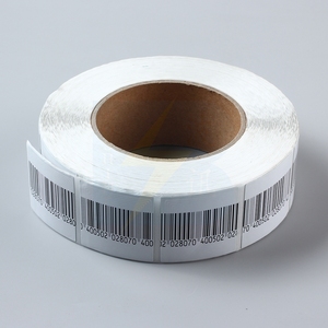 สติ๊กเกอร์กันขโมยแบบนิ่ม EAS RF 8.2MHz ขนาด 40*40 มม. พร้อมบาร์โค้ด สำหรับป้องกันการสูญหายของกล่อง - Product Image 2