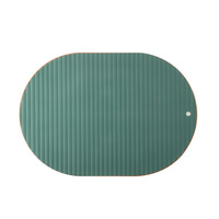 Sous-plat en silicone pour la maison, style minimaliste, protection de table anti-brûlure, résistant aux hautes températures, pour casseroles, bols, assiettes, tasses CWM
