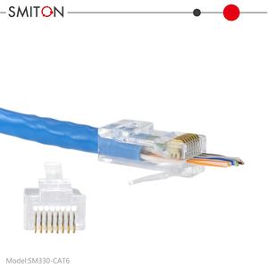 <span class=keywords><strong>RJ45</strong></span> Cat 6 UTP Plug Pass Through Connector Câble <span class=keywords><strong>Ethernet</strong></span> <span class=keywords><strong>Pince</strong></span> RG45 pour câble <span class=keywords><strong>Ethernet</strong></span> Connecteurs - Product Image 4