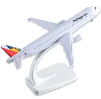 Amazon Hot Gift Items 16Cm Gegoten Passenger A320 Bangkok Asiana Libische Philippine Airlines Air Asia Legering Vliegtuig Modellen speelgoed